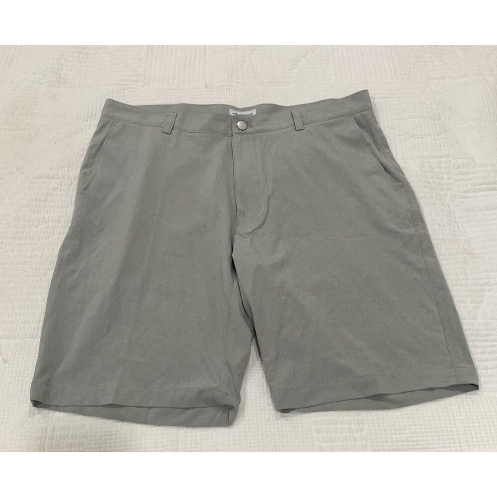 PETER MILLAR Mens Shackleford Performance Hybrid Shorts 36 Gray